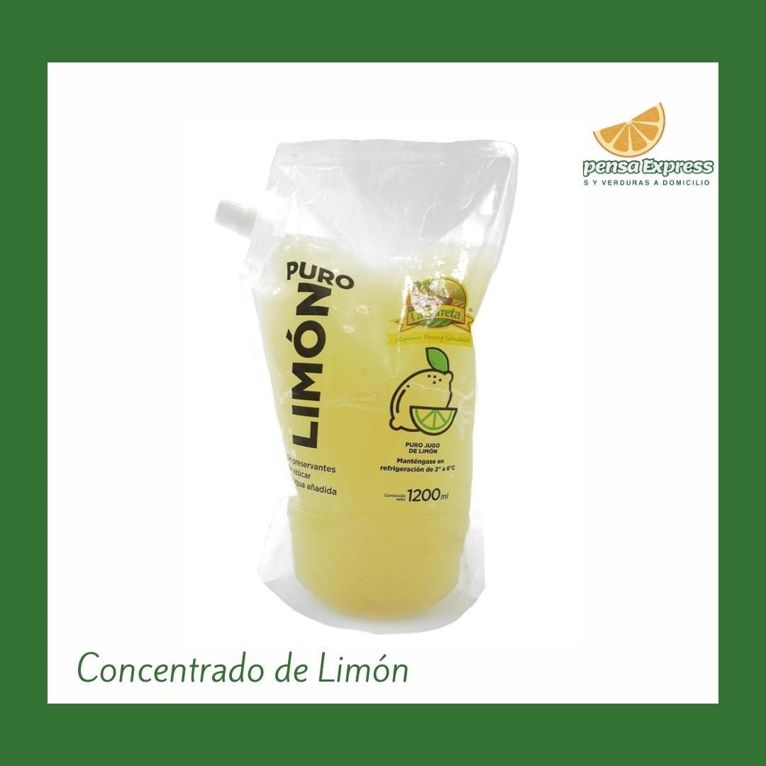 CONCENTRADO de Limón 1.2 L / 1200 ML La Carreta