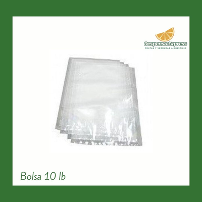 Bolsas transparentes 12x16 (10 LB) paquete de 500 UND