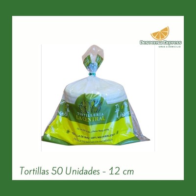 Tortilla de Maiz 12 Cm. 50 unidades