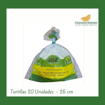 Tortilla 16 cm- 10 Unidades.