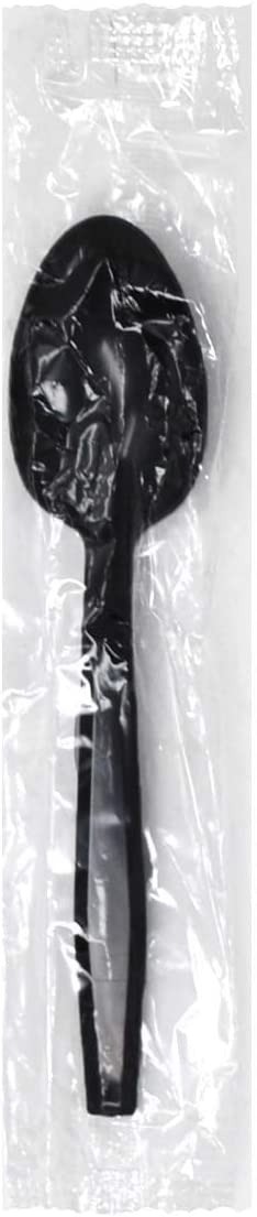 6.5" Black Pet Teaspoon - Wrapped