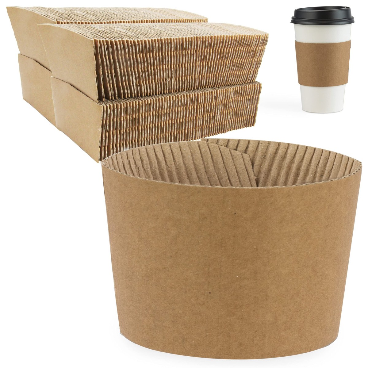 8/10oz Hot Cup Sleeve - 100pk