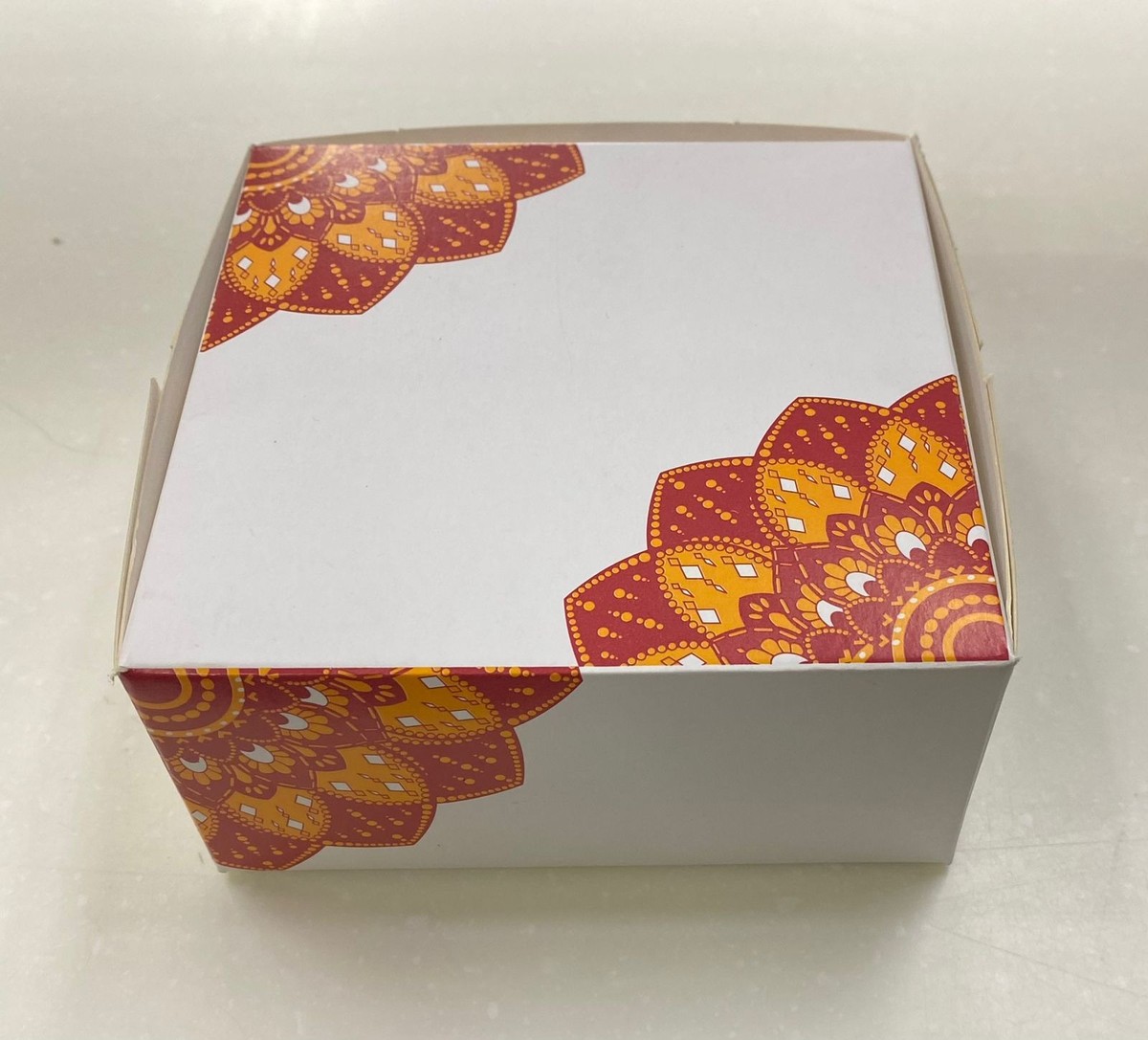 Double Flower Divali Box - 4x4