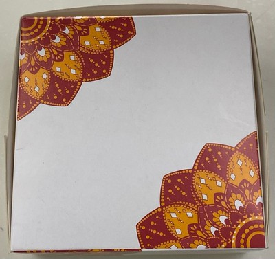 Double Flower Divali Box - 4x4