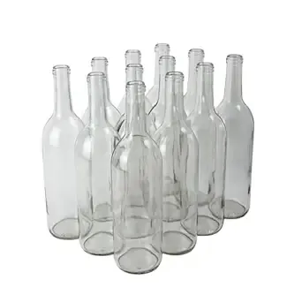 750ml Cork Wine Bottle - 12pk