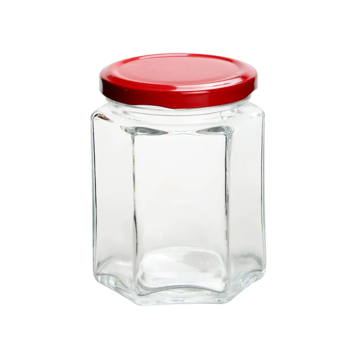 12oz Hexagon Glass Jar