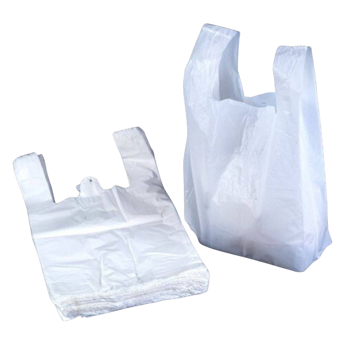 White Plastic bags