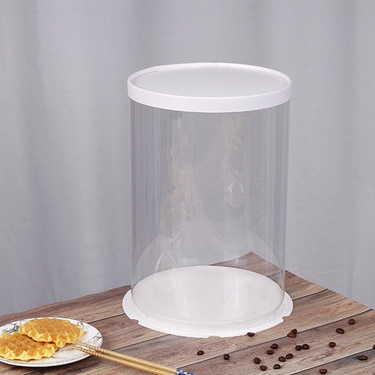 Round Acrylic Cake Box