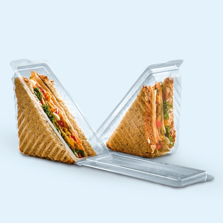 Clear Sandwich Hinged Container - 25pk