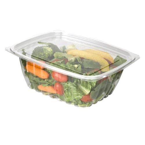 24oz Clear Deli Container w/Lids - 25pk