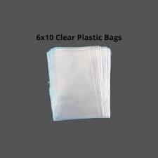 6x10" CLEAR PLASTIC BAG-1ML 100PK