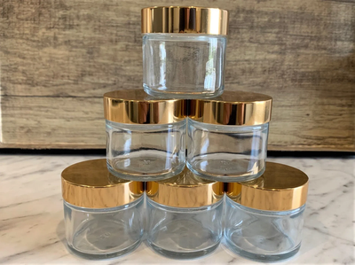Glass Cosmetic Jar