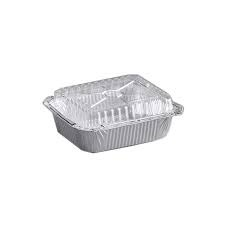1lb Foil Container w/Lid- 10pcs