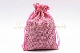 5x6" Burlap Drawstring-10pcs