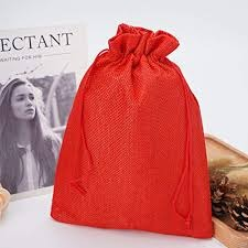 5x6" Burlap Drawstring-10pcs