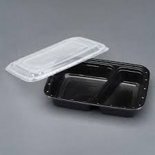 Microwable Black Base Containers-25pc