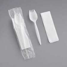 Wrapped Spork w/ Napkin