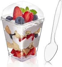 6oz Square Dessert Cup-12pk