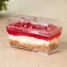 4oz Rectangular Dessert Cup-10pcs