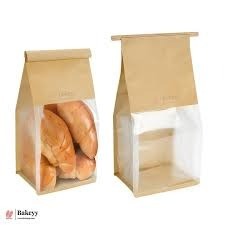 Bread Bag W/Window-50pcs
