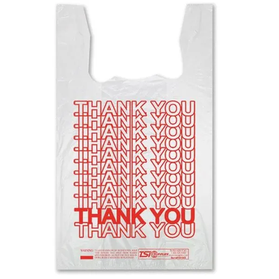 TSHIRT THANK YOU BAG 18X21