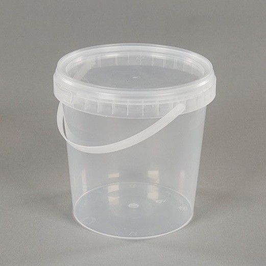 Clear Plastic Bucket With Handle