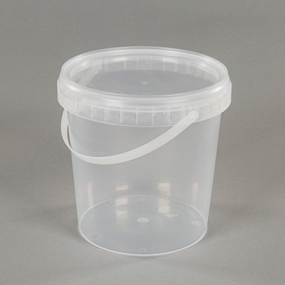 Clear Plastic Bucket With Handle
