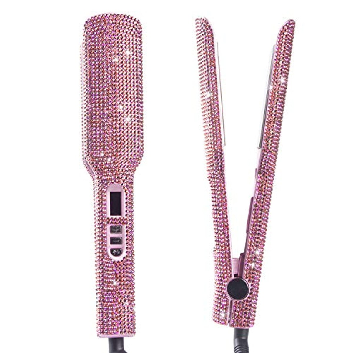 Crystal wide plated straightener
