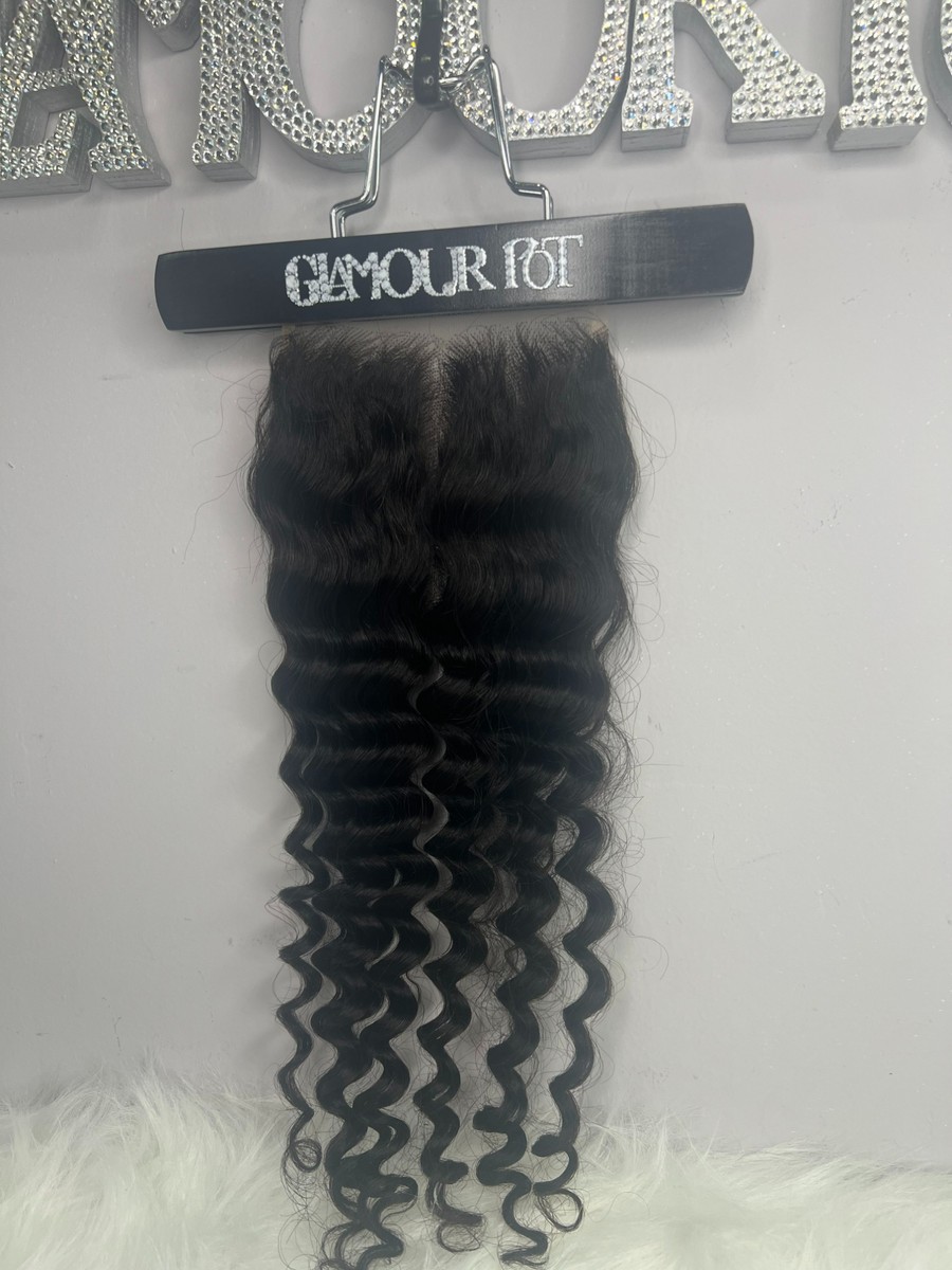 BURMESE DEEP WAVE CURLY CLOSURE