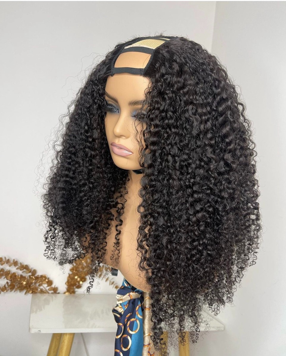 CAMBODIAN KINKY CURLY U PART WIG