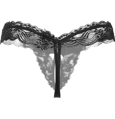 Lace and Pearl Thongs