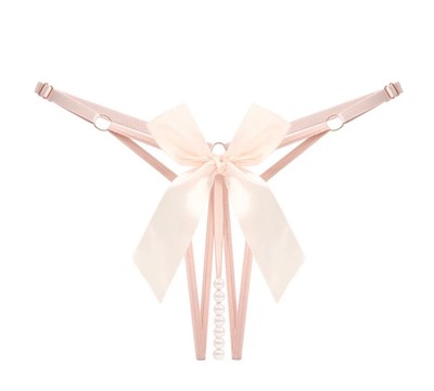 Bow and Pearl Thongs