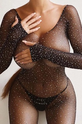 Diamond Mesh Lingerie