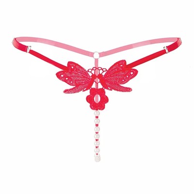 Pearl and Butterfly Thong