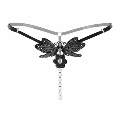 Pearl and Butterfly Thong
