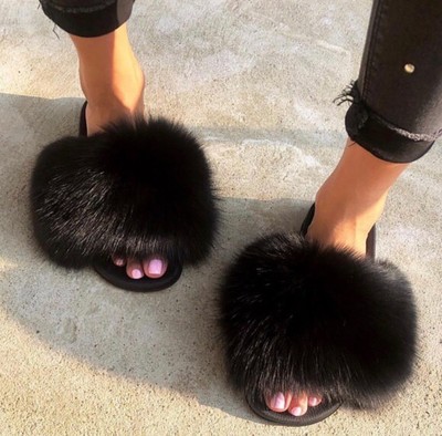 Black Fur Slides