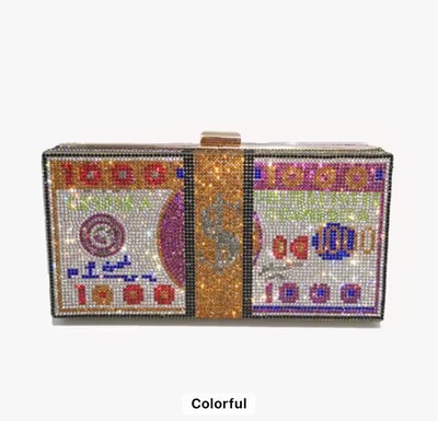 Rainbow Crystal Money Bag