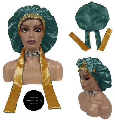 Green Gold Luxe Bonnet