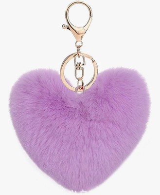 Plush Love Purse Charm Keychain