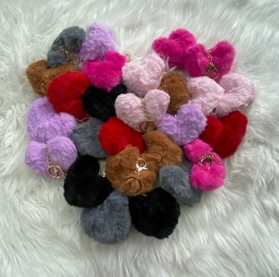 Plush Love Purse Charm Keychain