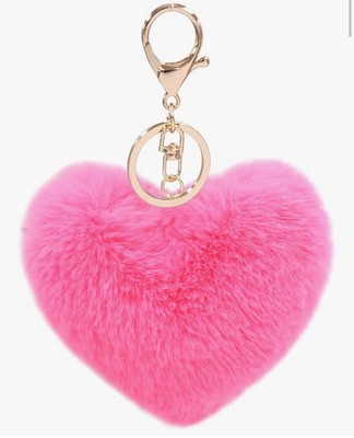 Plush Love Purse Charm Keychain