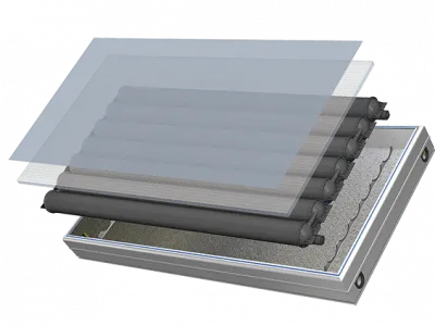 SOLAR WATER HEATER-40GAL TANKLESS