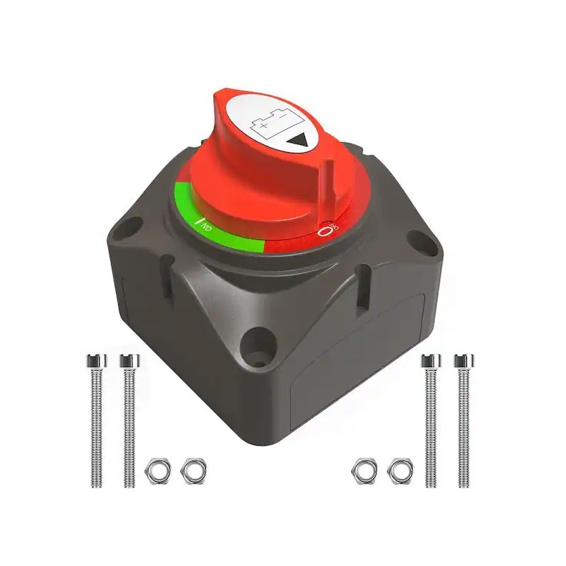 MINI-DC SOLAR BREAKER 275AMPS GREY& RED