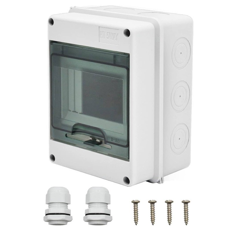 CIRCUIT BREAKER BOX  5 WAY POWER