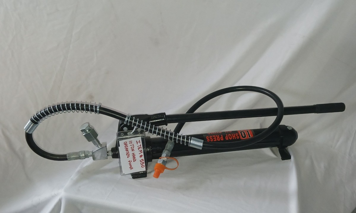 HAND OPERATED  PUMP 10 TON WITH GUAGE