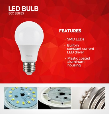 TCL® E27 Base Led Bulbs