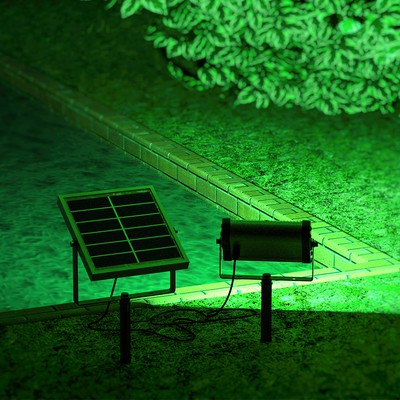 Solar 20w RGB Flood Light