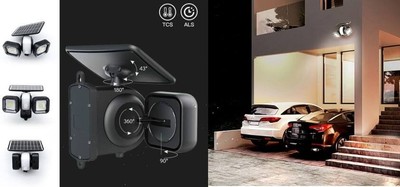 MARS 3 SERIES SOLAR WALL LIGHT