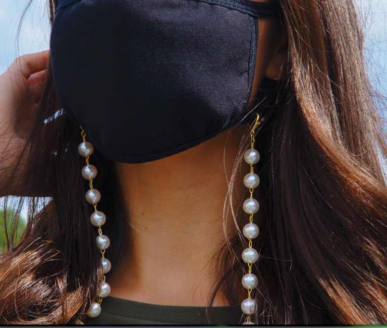 #019 Face mask Lanyard Pearl Detachable Lanyard Glasses Chain Anti-Lost Multi-Purpose Necklace