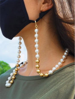 #019 Face mask Lanyard Pearl Detachable Lanyard Glasses Chain Anti-Lost Multi-Purpose Necklace